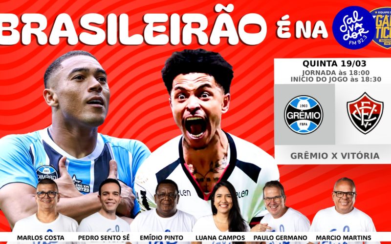Grêmio x Vitória: onde assistir, arbitragem e prováveis escalações 