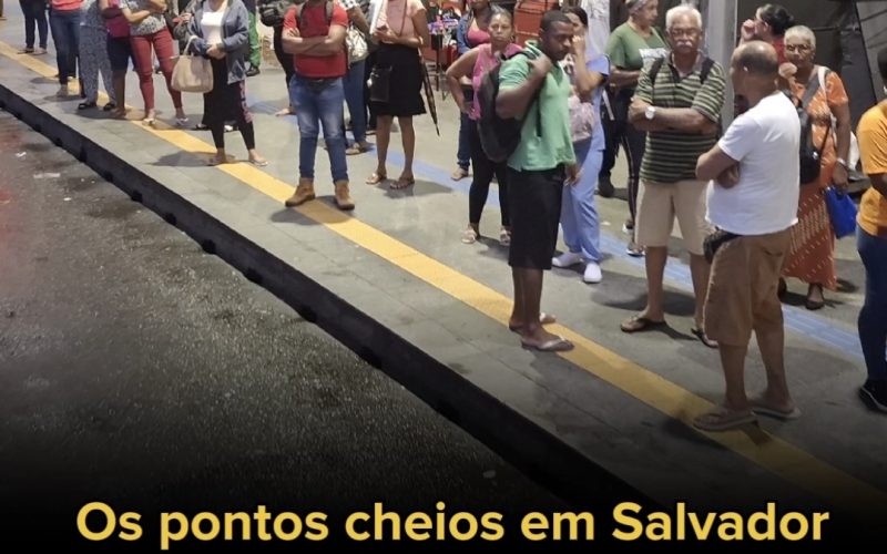 Salvador amanhece com quase 50% da frota comprometida em assembleias dos rodoviários e ameaça de greve aumenta