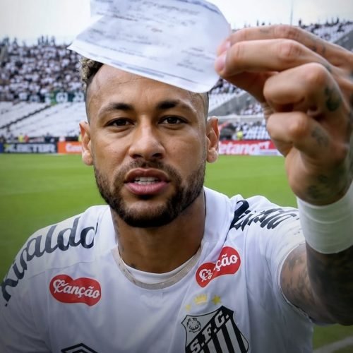 Neymar é substituído por engano e deixa campo revoltado em derrota do Santos