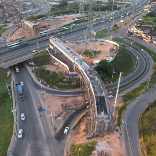 Obras do VLT muda tráfego da BR-324 a partir desta terça