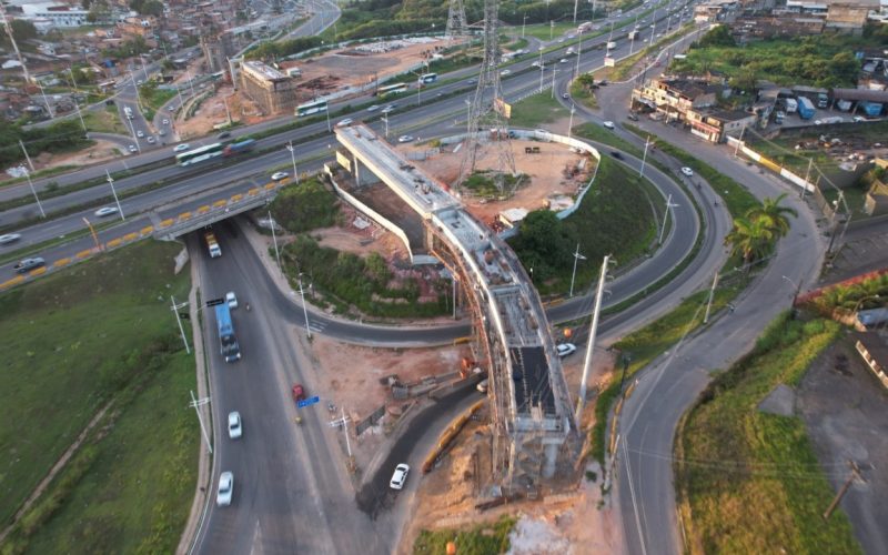Obras do VLT muda tráfego da BR-324 a partir desta terça