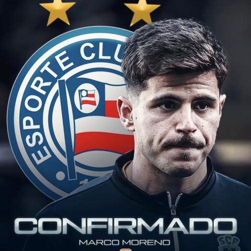 O zagueiro Marco Moreno já se encontra em Salvador para fazer exames e pode ser anunciado pelo Bahia