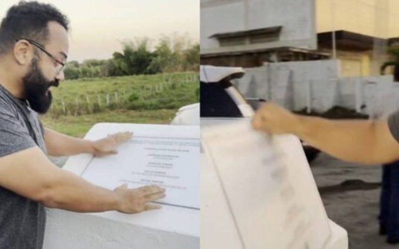 Deputado do PT promete punição a bolsonarista após ato de vandalismo em obra no Sul da Bahia