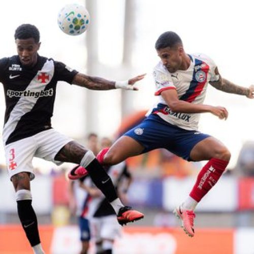 Bahia não sai do 0 a 0 com o Vasco e sai vaiado da Fonte Nova