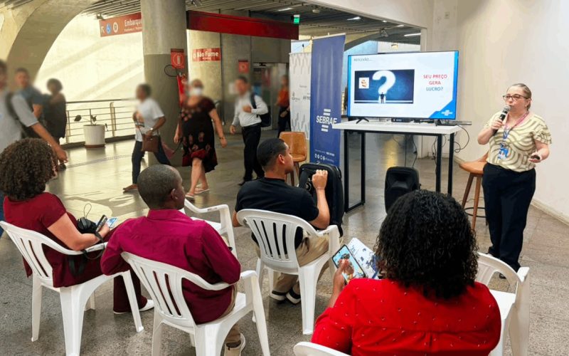 Estação Pirajá recebe ação de apoio a microempreendedores