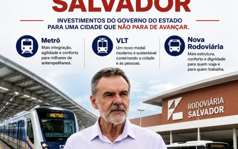 Assista o video onde Daniel Almeida destaca tarifa e investimentos em mobilidade urbana de Salvador