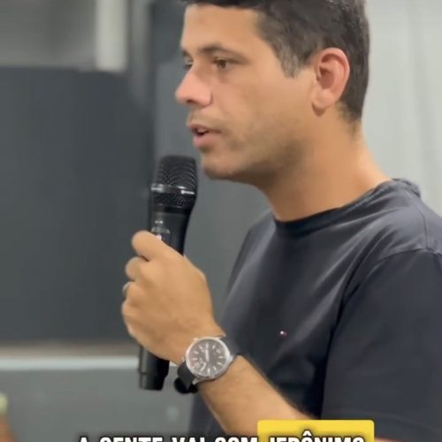 Assista o vídeo onde Thiago Gilleno confirma apoio a Jerônimo e Lula