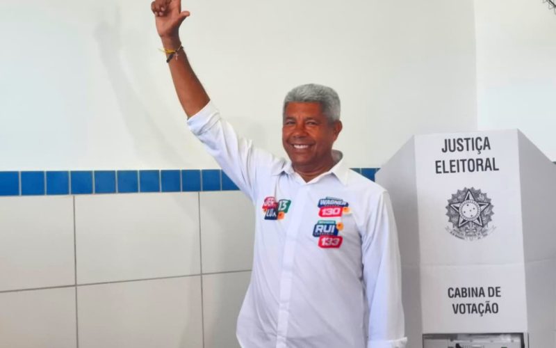 Jerônimo Rodrigues é reeleito governador da Bahia no 1º turno