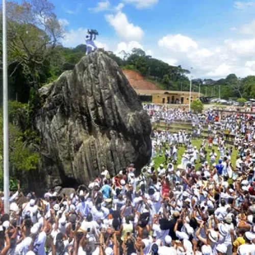 Candomblé promove ato na Pedra de Xangô a favor de Lula