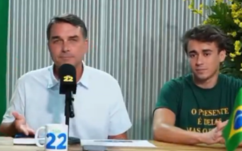 Assista Flávio debocha de Lula após proposta de gratuidade em ônibus: “Perdeu a linha”
