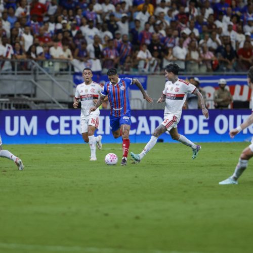 Bahia se acovarda na Fonte Nova e toma baile do Flamengo