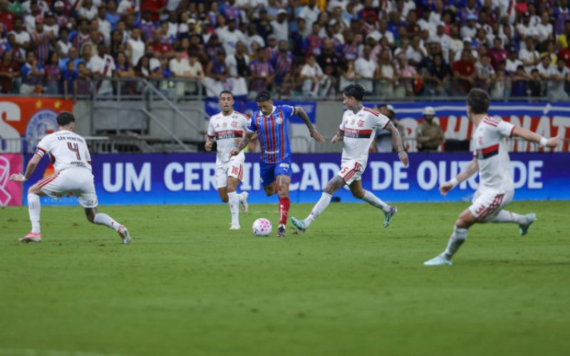 Bahia se acovarda na Fonte Nova e toma baile do Flamengo
