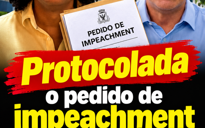 Saiba como foi Protocolado pedido de impeachment de Bruno Reis