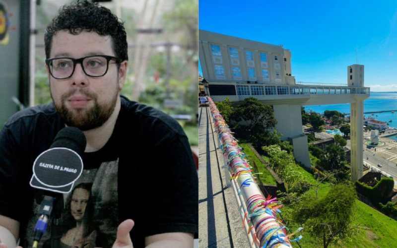 Jornalista da TNT Sports chama Elevador Lacerda de “uma merda” e gera polêmica