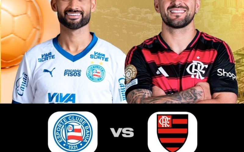 Assista o gol do triunfo do Bahia e a declaração do dirigente do Flamengo contra a arbitragem