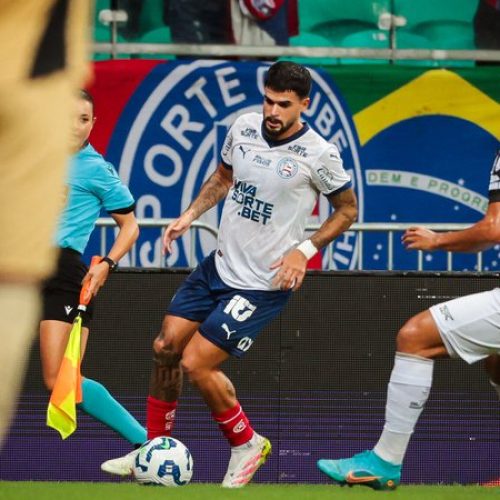 Bahia vence Botafogo na Arena Fonte Nova e cola no G-4