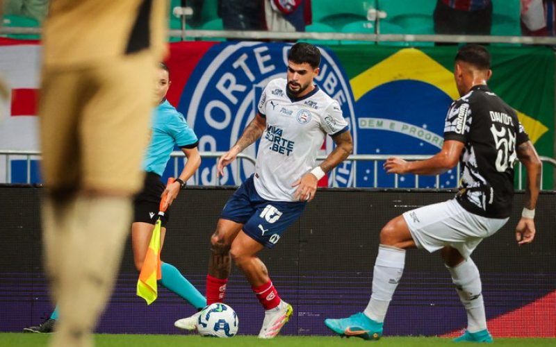 Bahia vence Botafogo na Arena Fonte Nova e cola no G-4