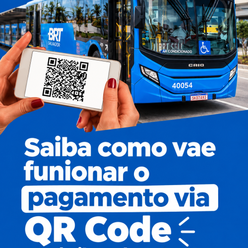 Saiba como vae funionar o pagamento via QR Code em ônibus de Salvador