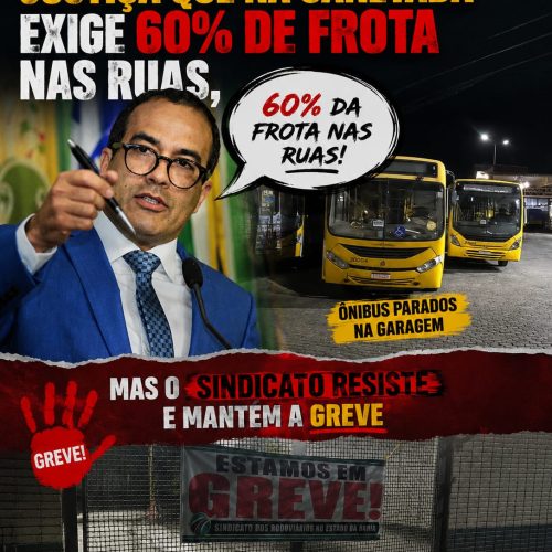 Greve dos rodoviários: Prefeitura aciona Justiça para garantir frota mínima de ônibus