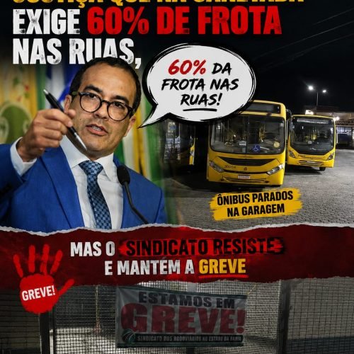 Greve dos rodoviários: Prefeitura aciona Justiça para garantir frota mínima de ônibus
