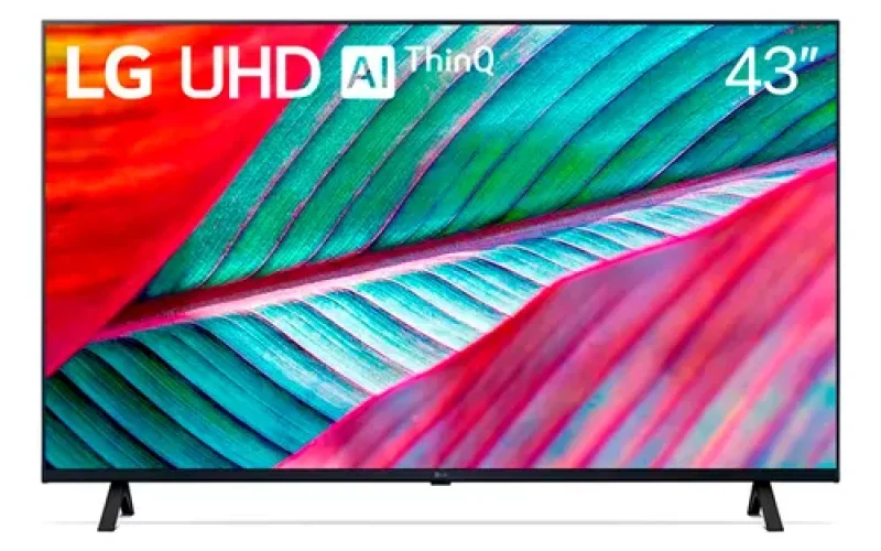 Smart TV LED 43″ Ultra HD 4K LG 43UR781C0SA.BWZ Preto ThinQ AI 3 HDMI 2 USB Wi-Fi Bluetooth HDR10