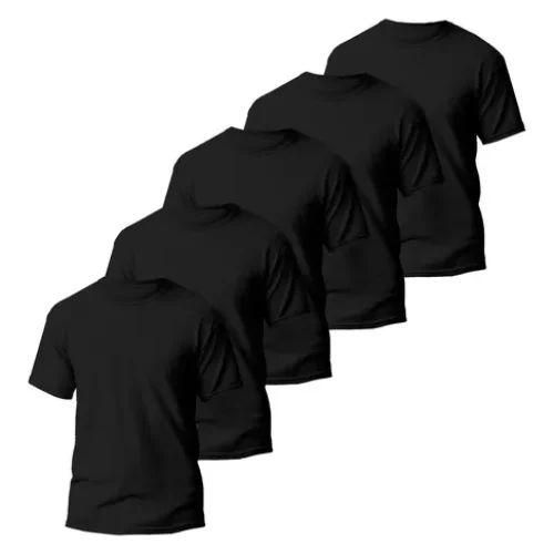 Kit 5 Camisetas Básicas Masculina Dry Fit Lisa Tradicional