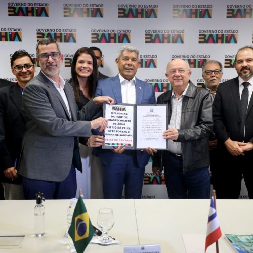 Governador autoriza licitação para ampliação do esgotamento sanitário e abastecimento de água de Feira de Santana