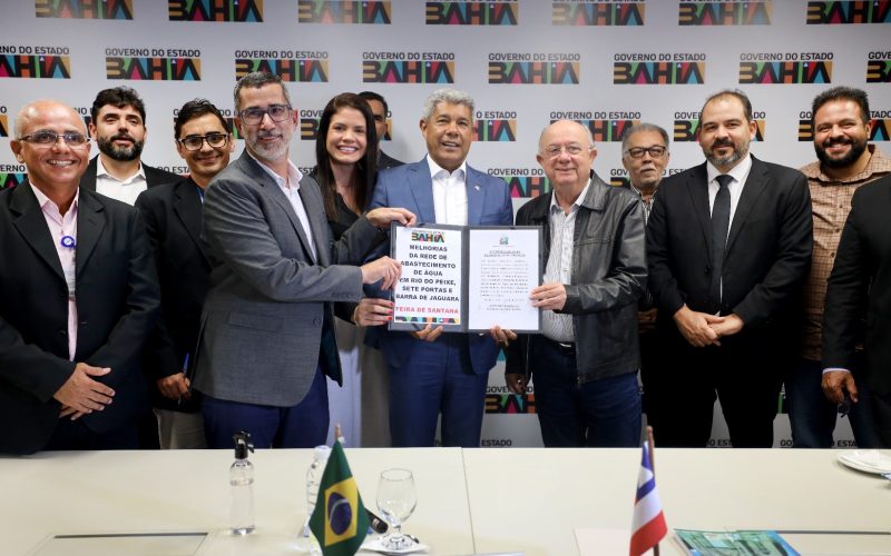 Governador autoriza licitação para ampliação do esgotamento sanitário e abastecimento de água de Feira de Santana