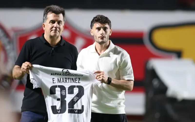 Vitória apresenta Emmanuel Martinez antes de jogo contra a Juazeirense