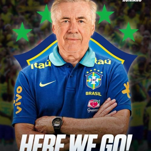 Confirmado: Ancelotti será o técnico da seleção brasileira