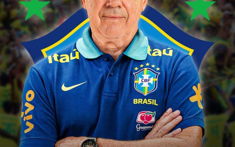 Confirmado: Ancelotti será o técnico da seleção brasileira