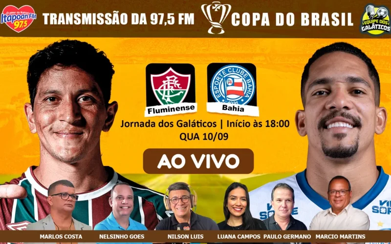 Bahia decide vaga histórica contra o Fluminense na Copa do Brasil