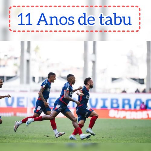 O Bahia supera o Vitória e mantém tabu de 11 clássicos sem derrotas.