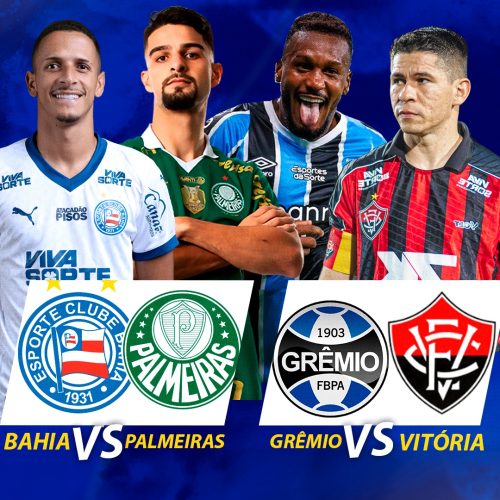 LIVE PRÉ-JOGO | Grêmio x Vitória e Bahia x Palmeiras