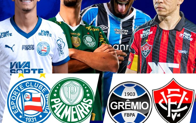LIVE PRÉ-JOGO | Grêmio x Vitória e Bahia x Palmeiras