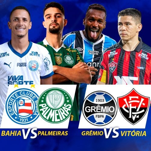 LIVE PRÉ-JOGO | Grêmio x Vitória e Bahia x Palmeiras