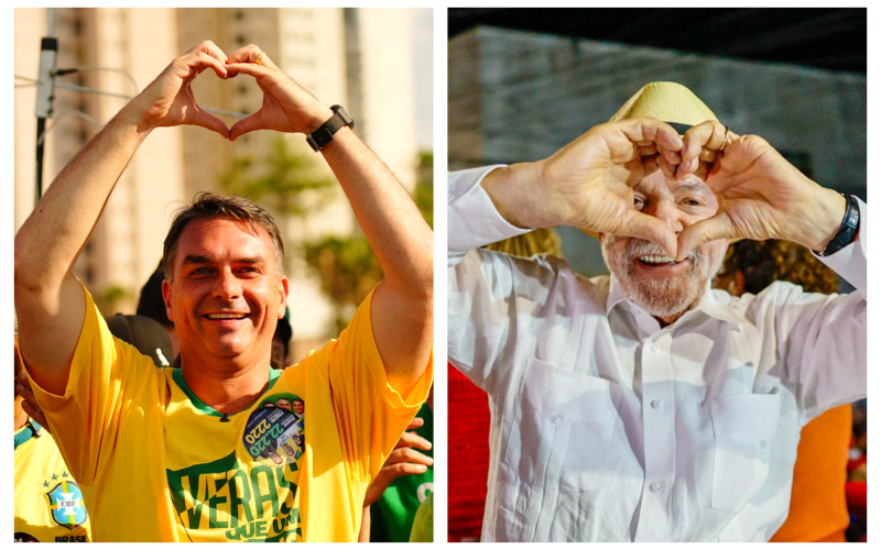 Flávio Bolsonaro tem 49% contra 45% de Lula, mostra Datafolha
