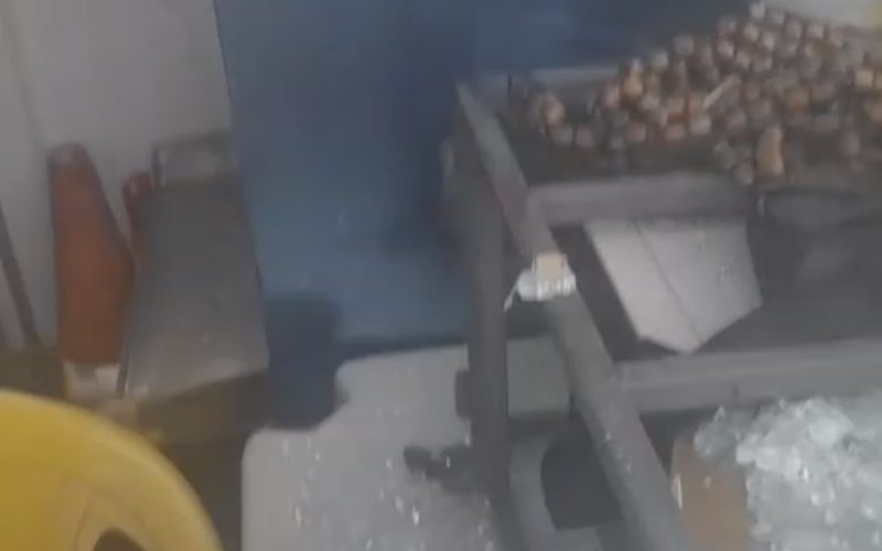 Vandalismo no módulo conforto dos trabalhadores da Rodoviária