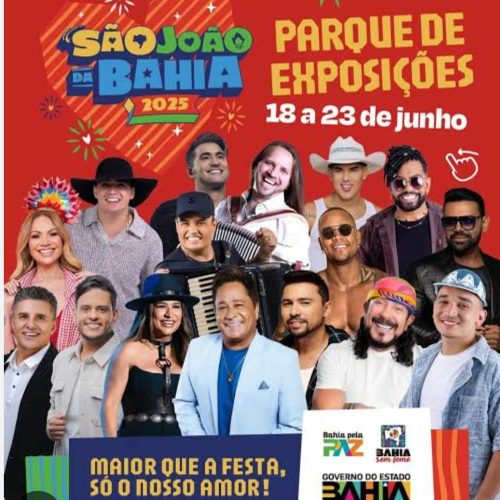 Toda Programação do São João no Pelourinho e no Parque de Exposição em Salvador
