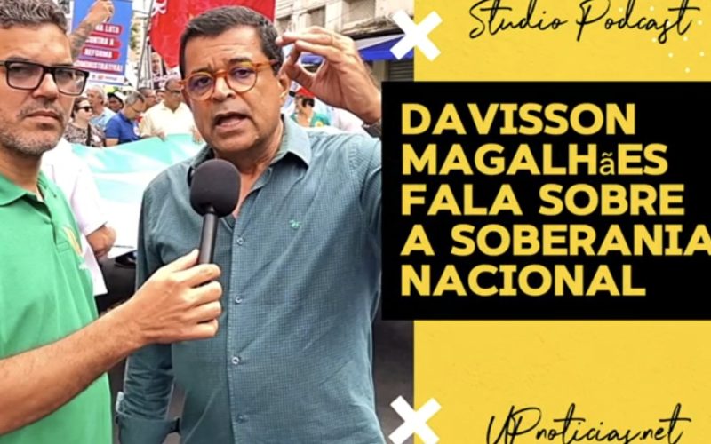 Papo com Davidson Magalhães no ato ‘Vamos às ruas’ em Salvador