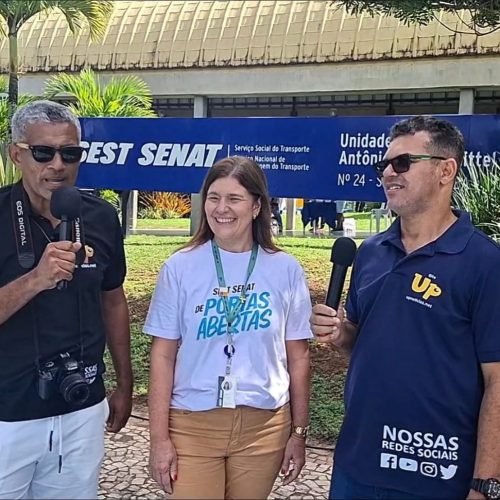 Daniela diretora Sest Senat Simões Filho trazendo um panorama dos cursos oferecidos ao Rodoviário