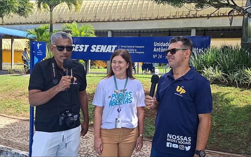 Daniela diretora Sest Senat Simões Filho trazendo um panorama dos cursos oferecidos ao Rodoviário