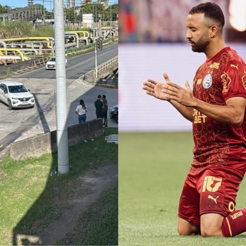 Volante do Bahia se envolve em acidente de carro em Camaçari; clube confirma que não houve feridos