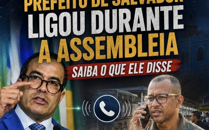 Fábio Primo informa ligações do prefeito Bruno Reis, saiba