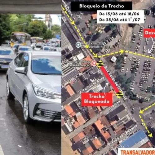 Obras alteram trânsito na Cidade Baixa nesta segunda-feira