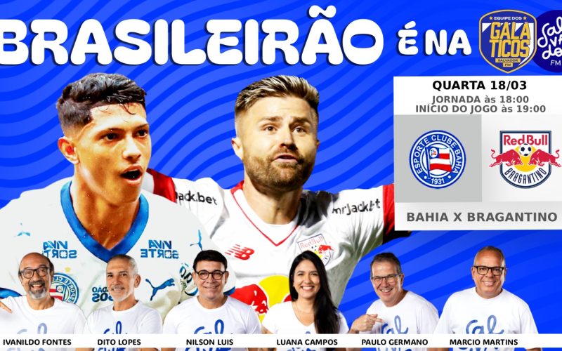 Bahia x Red Bull Bragantino: Confira prováveis escalações, arbitragem, horário e onde assistir