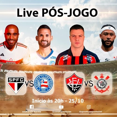 Live Pós-Jogo dos jogos do Vitória e Bahia
