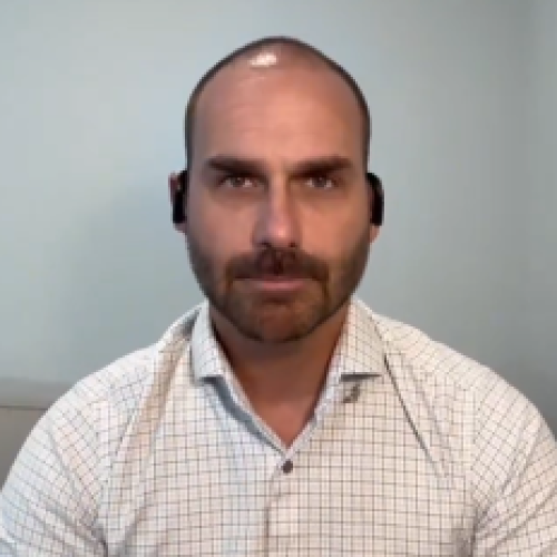 Em vídeo Eduardo Bolsonaro diz que Alexandre de Moraes quer assassinar Bolsonaro