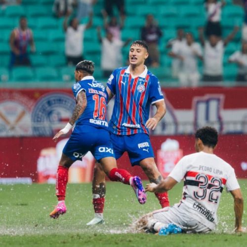 Bahia abre vantagem, vacila, mas reage e vence o São Paulo