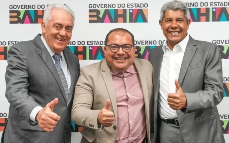 Em reunião com Jerônimo e Otto, deputado Cafu defende obras estruturantes no interior baiano